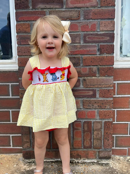 Preorder 26: Pooh and Friends Girl Diaper Set (DRESS LENGTH FOR 5T+)