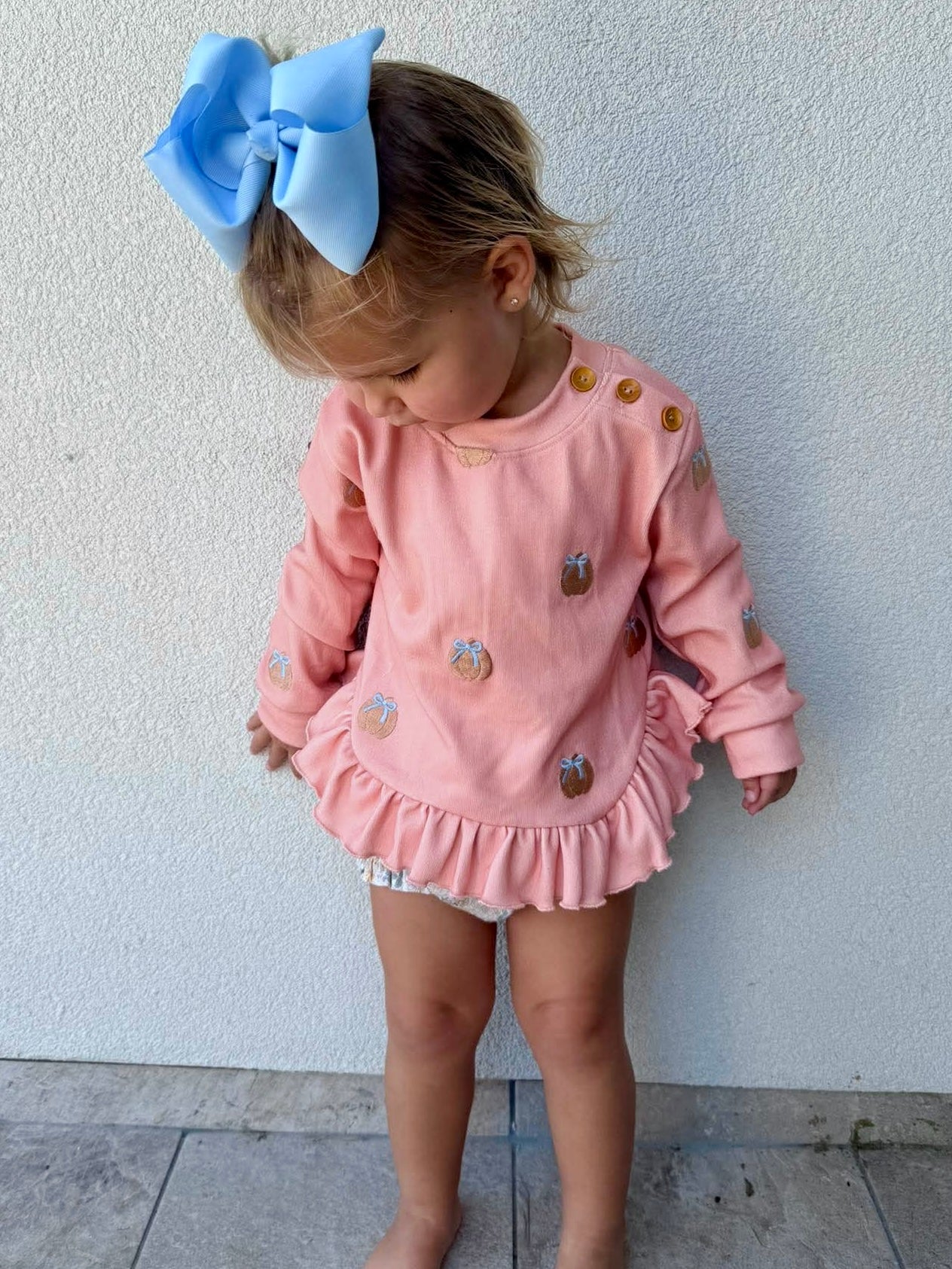RTS: PUMPKIN PATCHES GIRL DIAPER SET