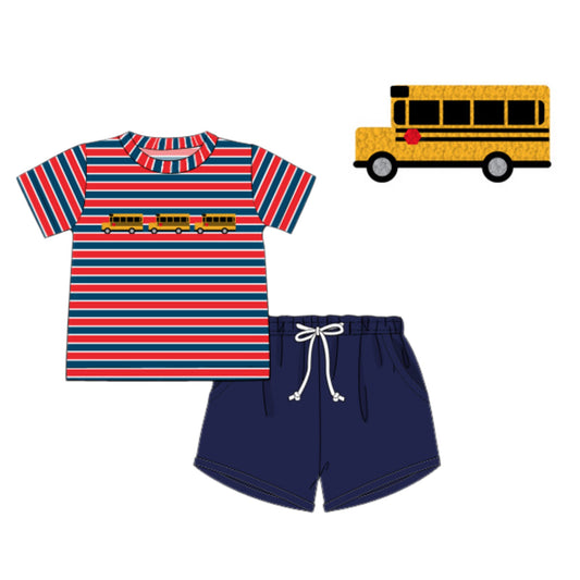 Preorder 26: Wheels on the Bus Boy Short Set