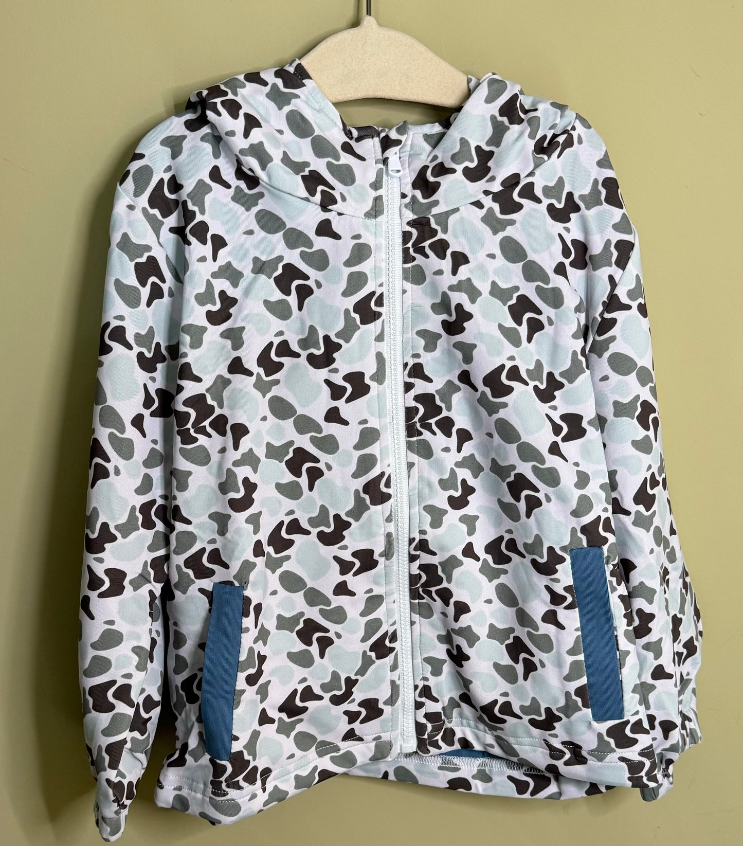 RETRO CAMO DOUBLE LAYERED JACKET