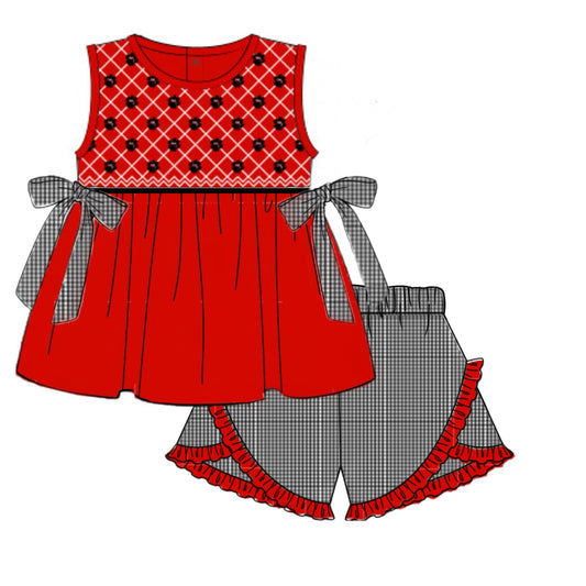 RTS: DAWG PRINTS GIRL SHORT SET
