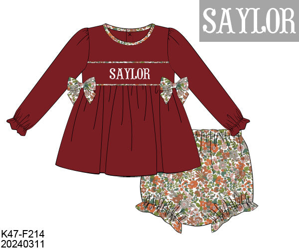PO29: THANKFUL GIRL DIAPER SET