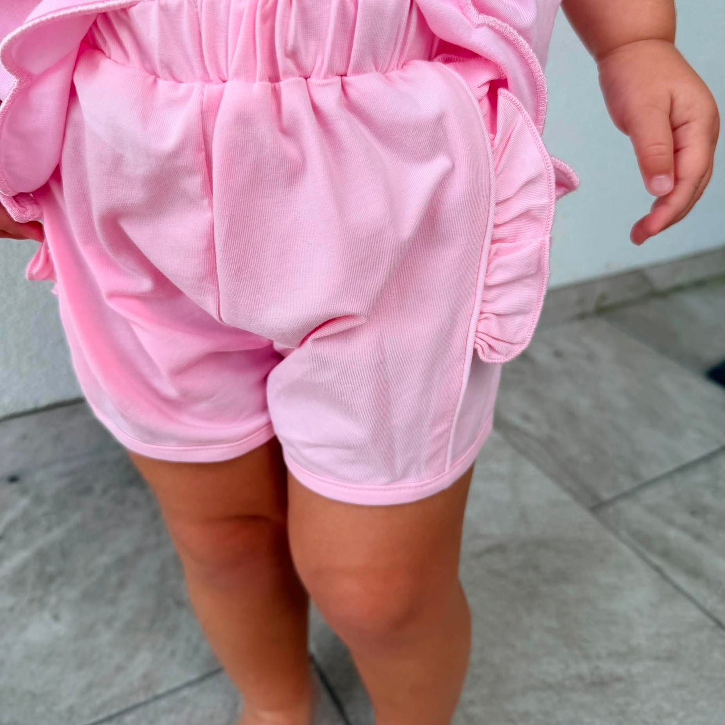 RTS: SOLID PINK SHORTS (GIRL)