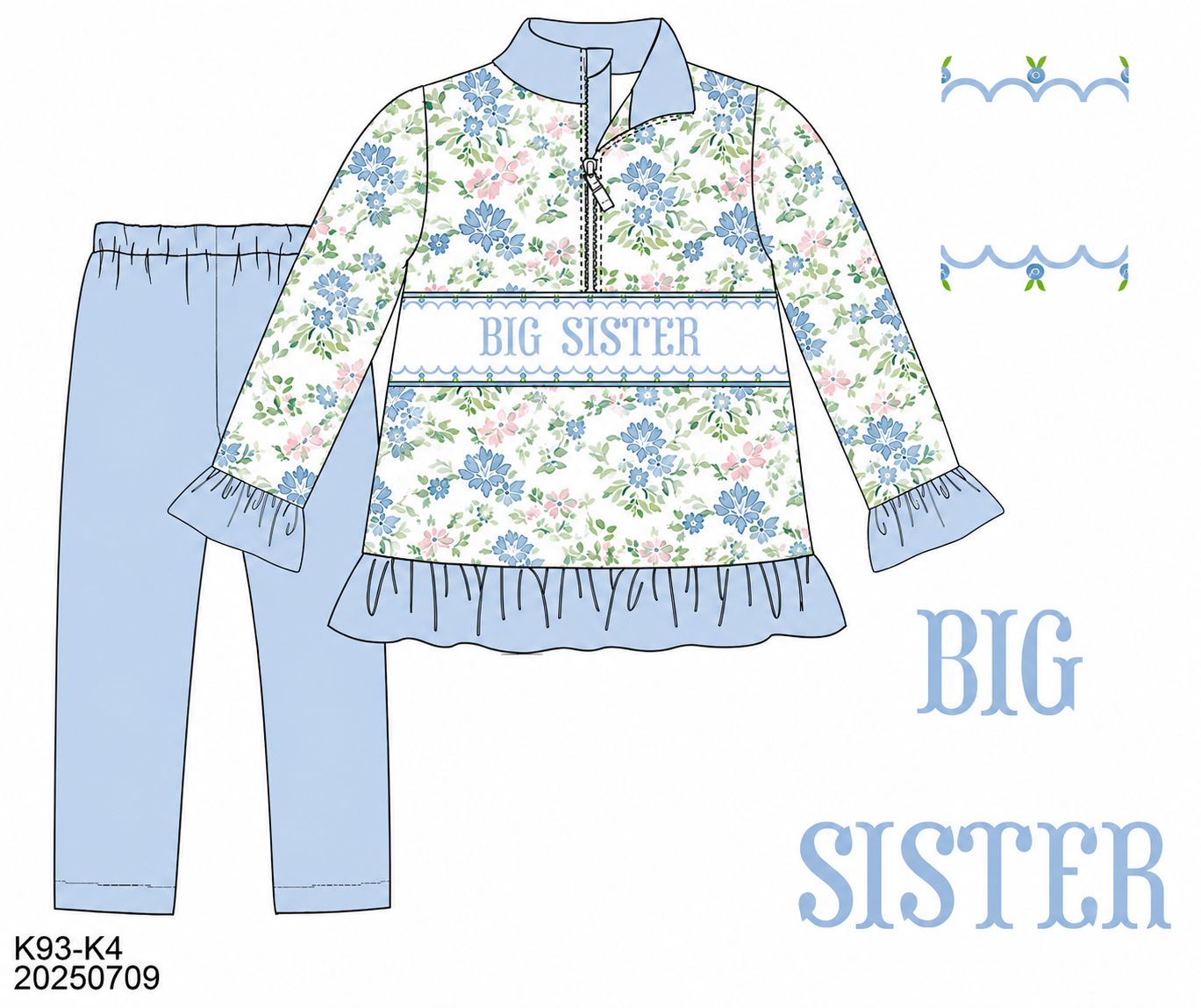 PO32: SMOCKED SETS GIRL GRANDMILLENNIAL