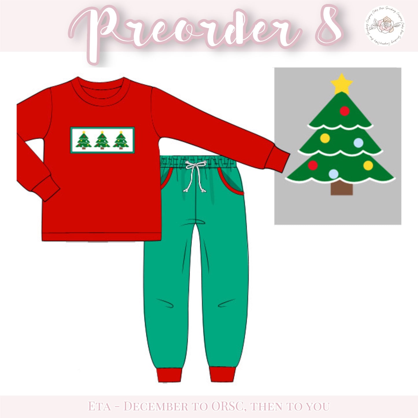 CLASSIC CHRISTMAS TREES - BOY JOGGER SET