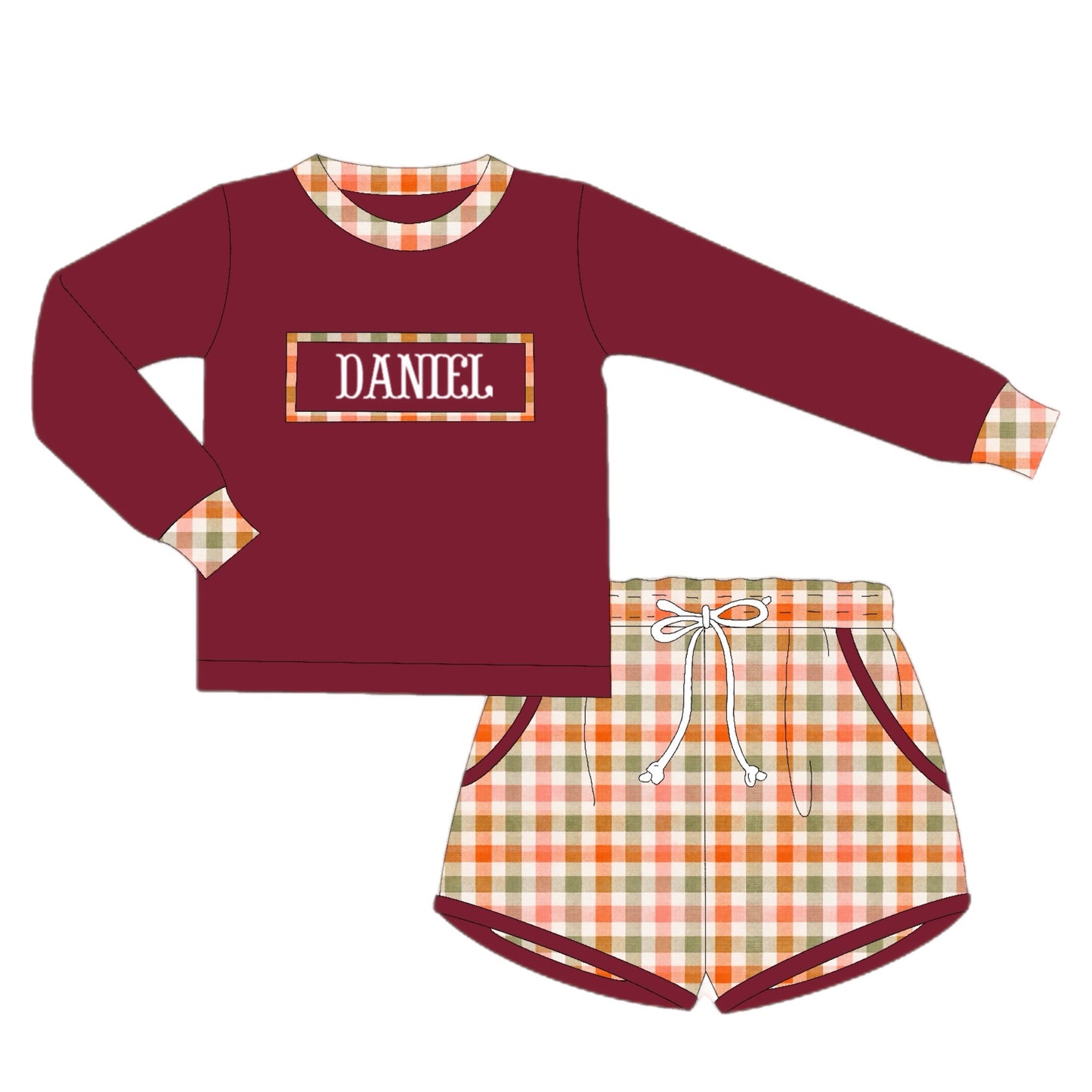 PO29: THANKFUL BOY SHORT SET