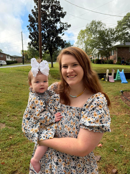 RTS:  GOLDEN MEADOWS MOM DRESS