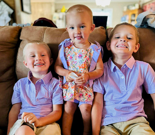 RTS: SPRINGTIME SCALLOPS BOY POLO