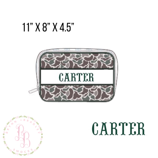 PO30: Owen’s Old School Smocked Accessory Bag- ETA: October