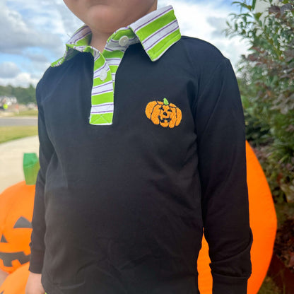RTS: SILLY JACK-O-LATERN BOY SHORT SET