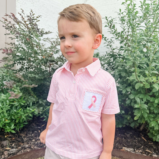 RTS: BREAST CANCER AWARENESS BOY SHIRT