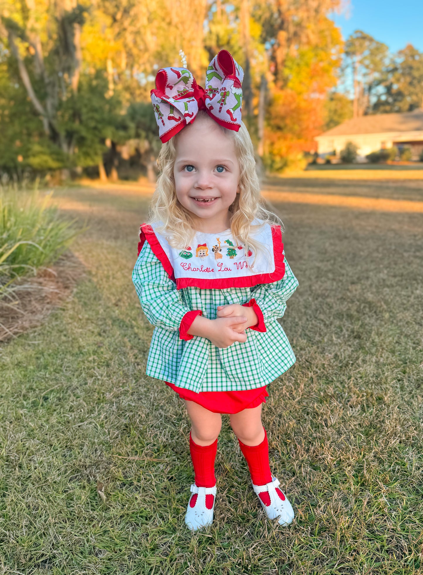 PO30: French Knot Whoville Girl Diaper Set- ETA: October