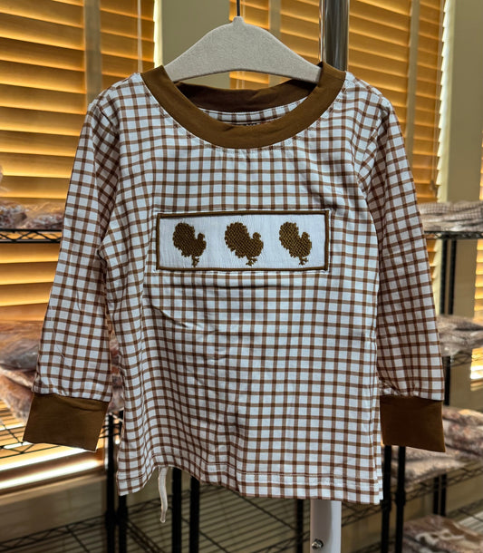 RTS: Brown Turkey Boy Jogger Set