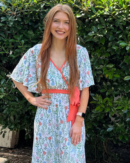 SPRING FLORAL: MOM DRESS