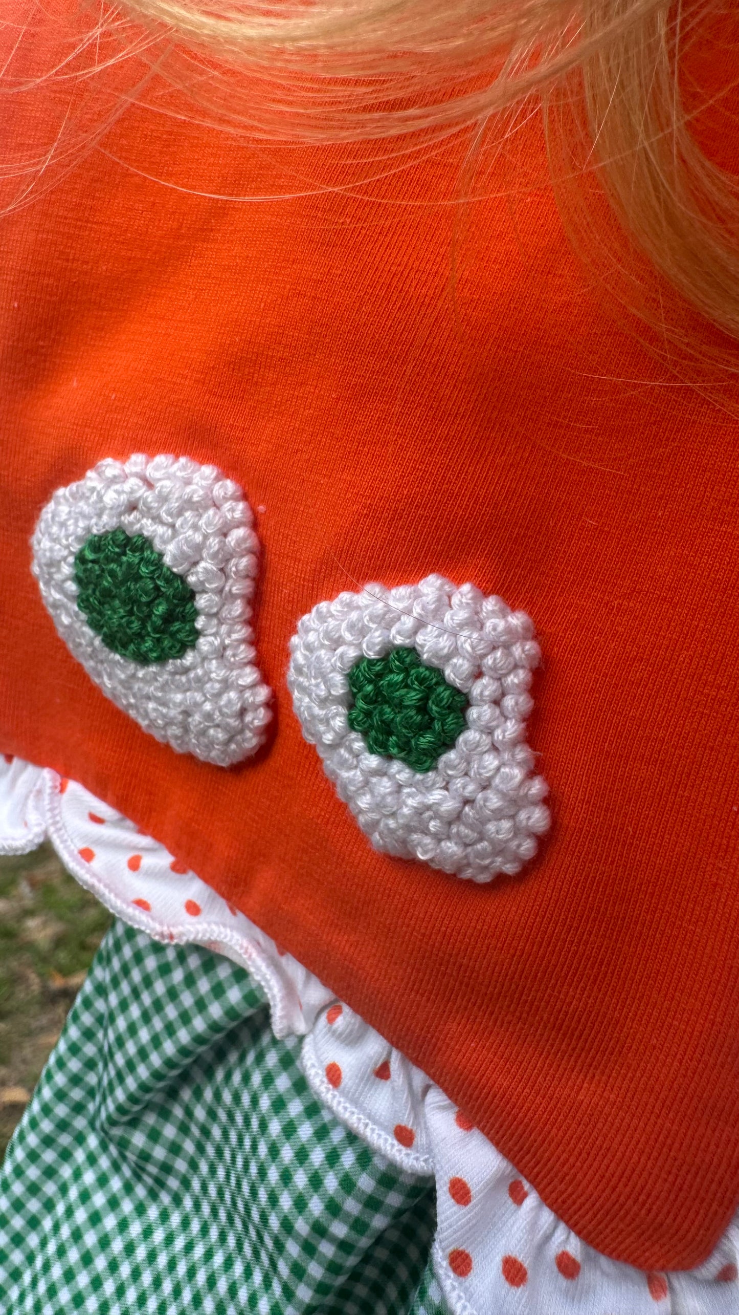 RTS: GREEN EGGS & HAM GIRL SHORT SET