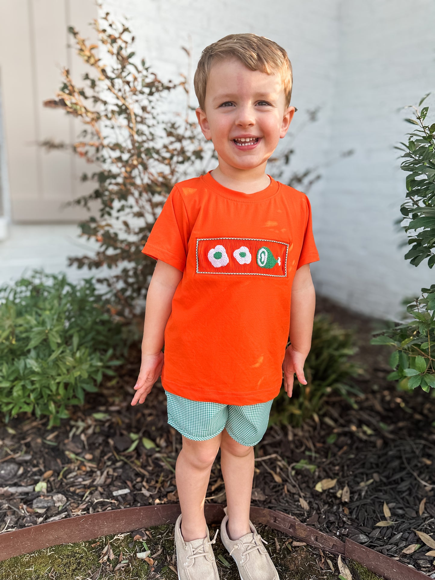 RTS: GREEN EGGS & HAM BOY SHORT SET