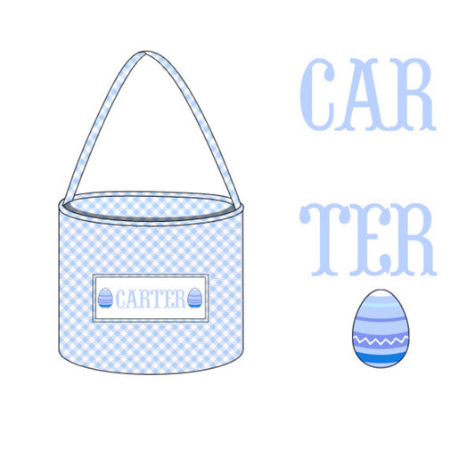 PREORDER 11: EASTER BASKETS - BLUE EASTER EGGS