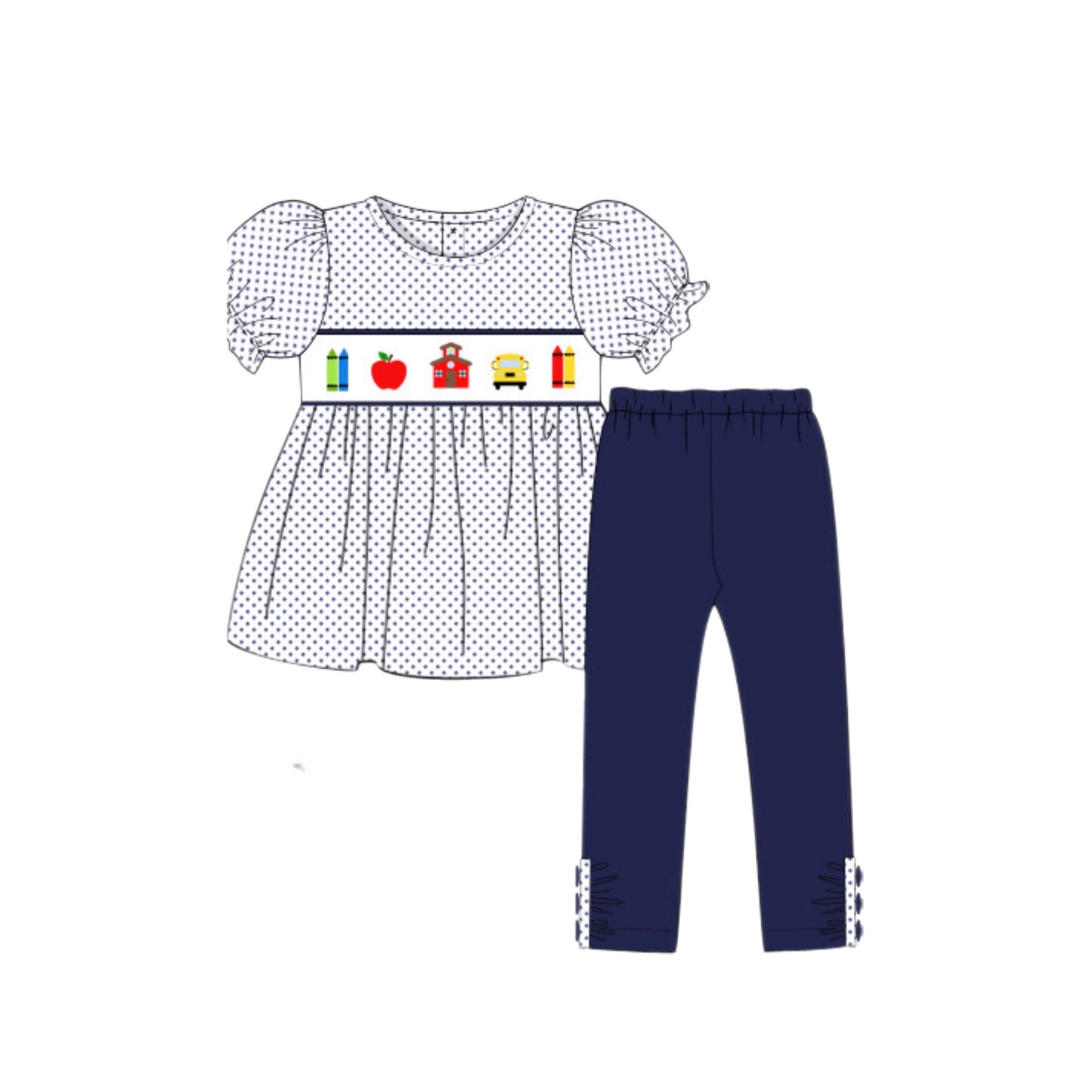 GIRL BTS PANT SET