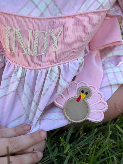 RTS: TURKEY TAG GIRL DIAPER SET